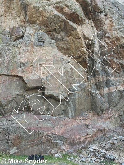 photo of Phoenix Wall from Cody Rock Climbing