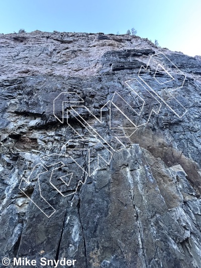 photo of Steam Shovel Wall from Cody Rock Climbing