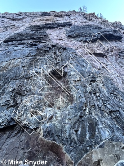 photo of Steam Shovel Wall from Cody Rock Climbing