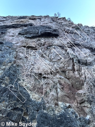 photo of Steam Shovel Wall from Cody Rock Climbing