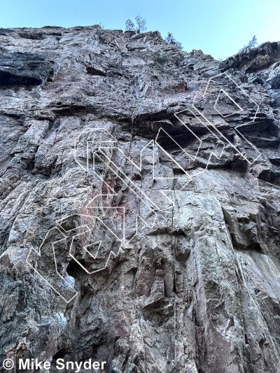 photo of Steam Shovel Wall from Cody Rock Climbing