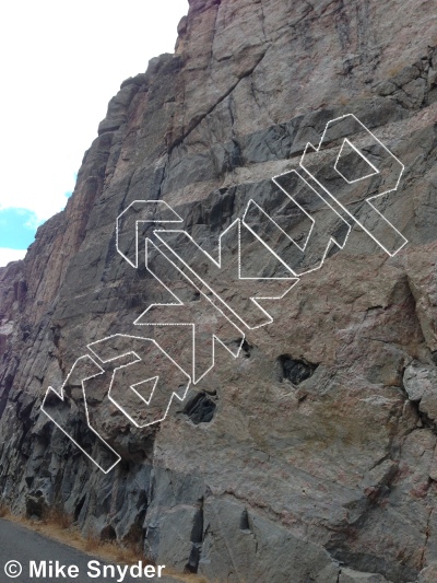 photo of Riverside Wall from Cody Rock Climbing