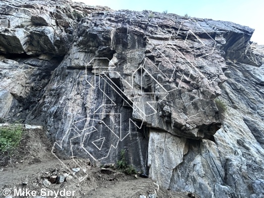 photo of Trap Line Wall from Cody Rock Climbing