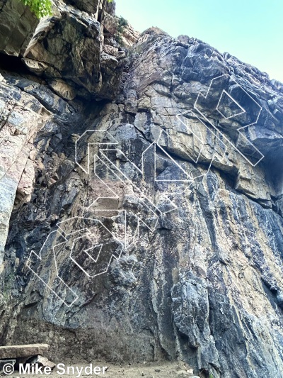 photo of Trap Line Wall from Cody Rock Climbing