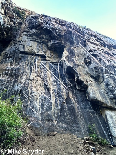 photo of Trap Line Wall from Cody Rock Climbing