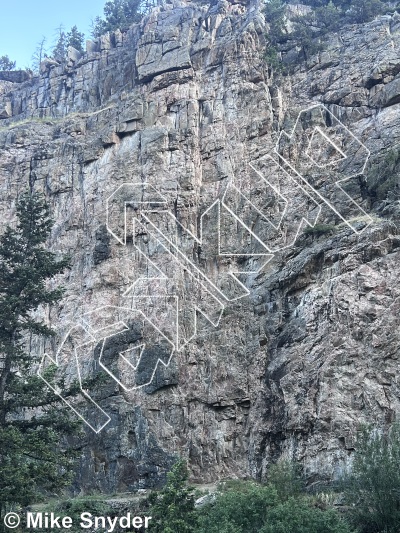 photo of Steam Shovel Wall from Cody Rock Climbing