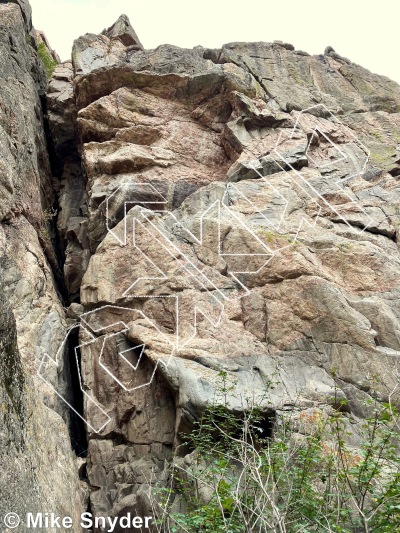 photo of Lower Vegas Wall from Cody Rock Climbing