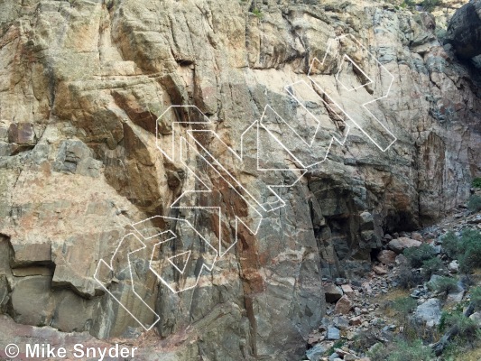 photo of Phoenix Wall from Cody Rock Climbing