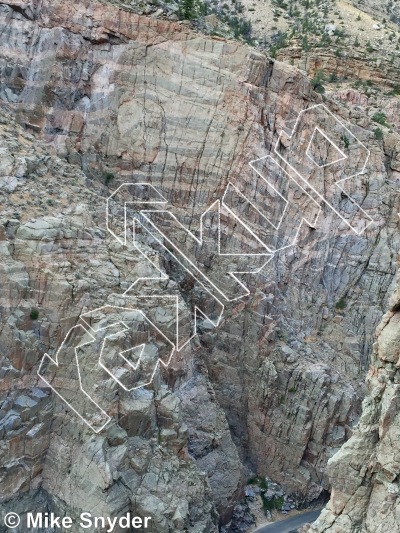 photo of Wapiti Wall from Cody Rock Climbing