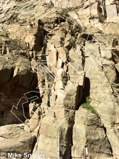 photo of Moose Wall from Cody Rock Climbing
