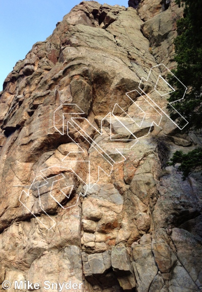 photo of Turnstile Wall from Cody Rock Climbing