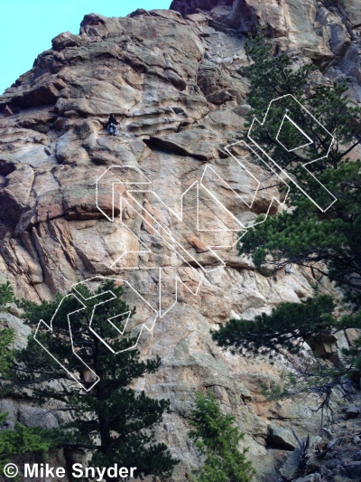 photo of Turnstile Wall from Cody Rock Climbing