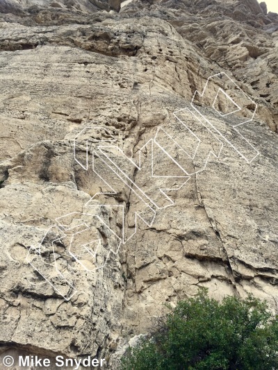 photo of Soda Fountain Wall from Cody Rock Climbing