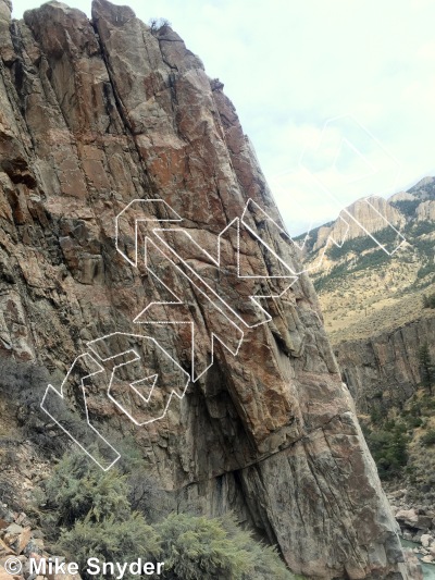 photo of Gully Wall from Cody Rock Climbing