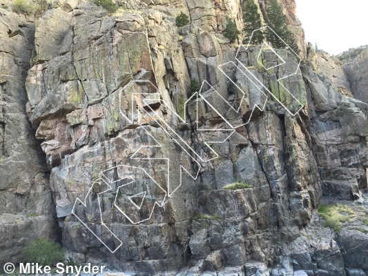 photo of Lower Vegas Wall from Cody Rock Climbing