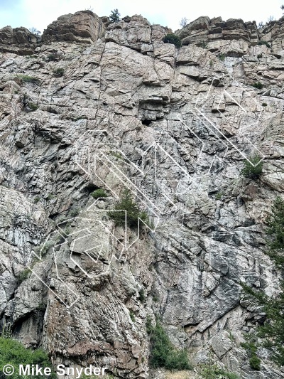 photo of Trap Line Wall from Cody Rock Climbing