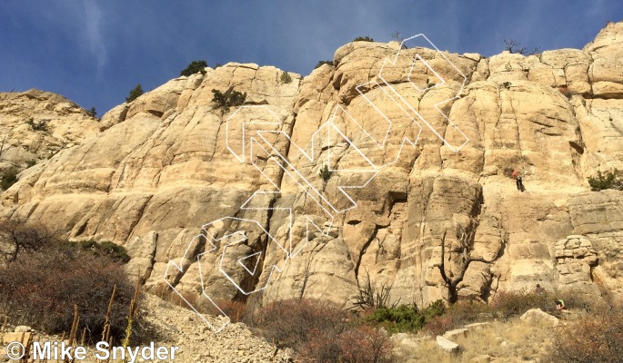 photo of Kix My Ass, 5.10d ★★★ at Just For Kix Wall from Cody Rock Climbing