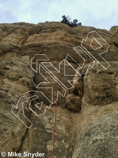 photo of Kickin' It, 5.10b ★★★★ at Just For Kix Wall from Cody Rock Climbing