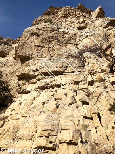 photo of Hideout Wall from Cody Rock Climbing