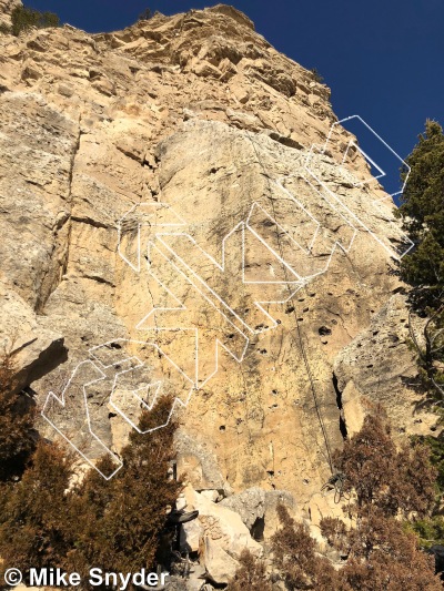 photo of Crystal Method, 5.10b ★★★★ at Crystal Crag from Cody Rock Climbing