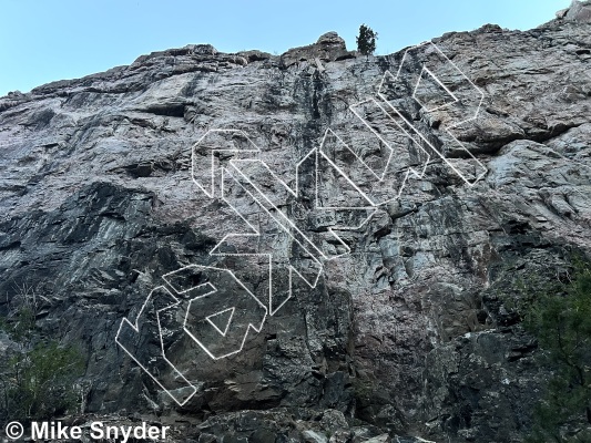 photo of Steam Shovel Wall from Cody Rock Climbing