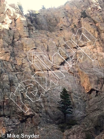 photo of Upper Vegas Wall from Cody Rock Climbing