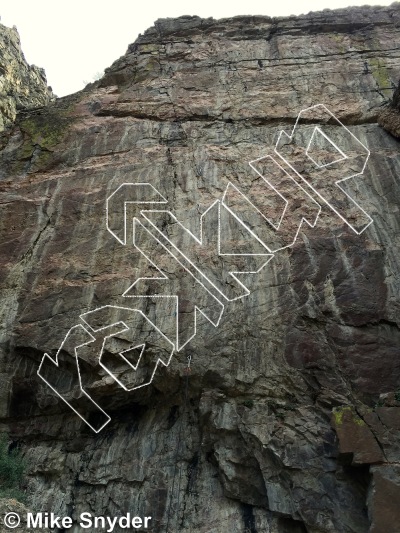 photo of Ween Dog Wall from Cody Rock Climbing