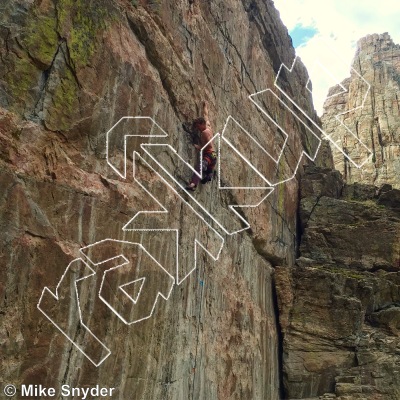 photo of Ween Dog Wall from Cody Rock Climbing