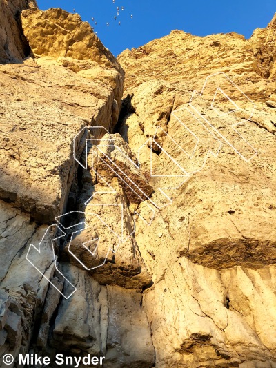 photo of Pong, 5.8 ★★★ at The Arcade from Cody Rock Climbing