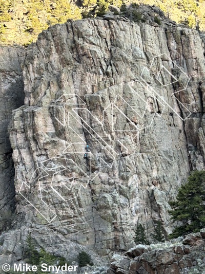 Upper Vegas Wall from Cody Rock Climbing photo of Upper Vegas Wall from Cody Rock Climbing