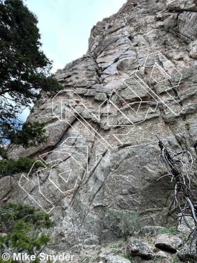 photo of Upper Vegas Wall from Cody Rock Climbing