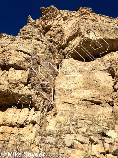 photo of Iron Lion, 5.11c ★★★★ at Zion from Cody Rock Climbing