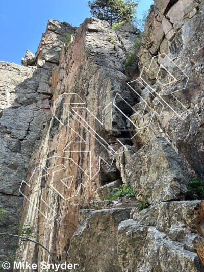 photo of Coffey Corner from Cody Rock Climbing