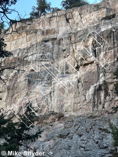 photo of Weeping Wall from Cody Rock Climbing