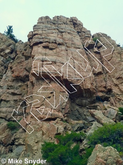 photo of Odd Duck, 5.11a ★★★ at The Terrace from Cody Rock Climbing