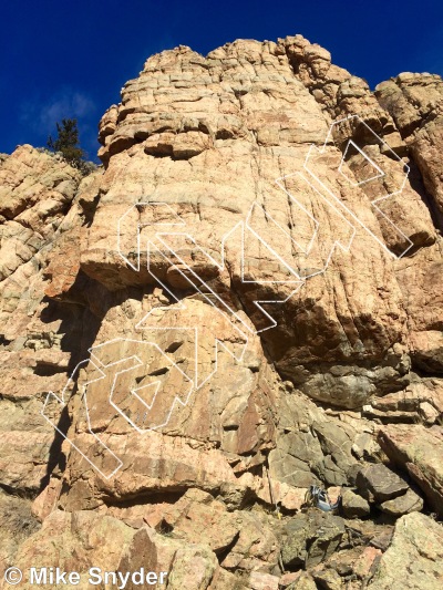 photo of 48 and Sunny, 5.11b ★★★★ at The Terrace from Cody Rock Climbing
