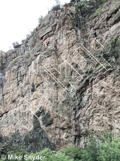 photo of Steam Shovel Wall from Cody Rock Climbing