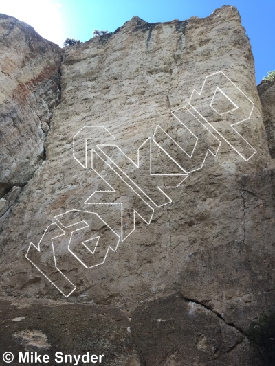 photo of Special Delivery, 5.12c ★★★★★ at Rap Stars Wall from Ten Sleep