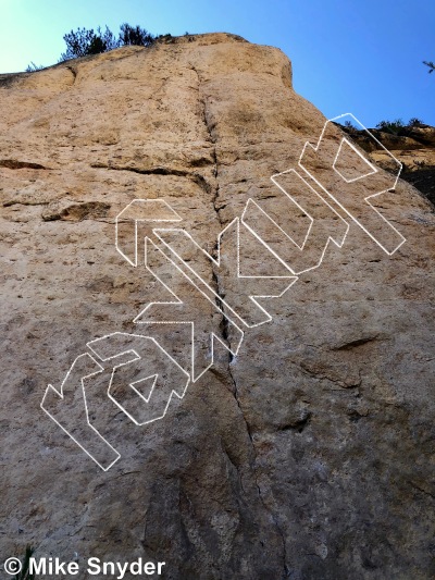 photo of Supremacy Crack, 5.12c ★★★★★ at Supremacy Wall from Ten Sleep
