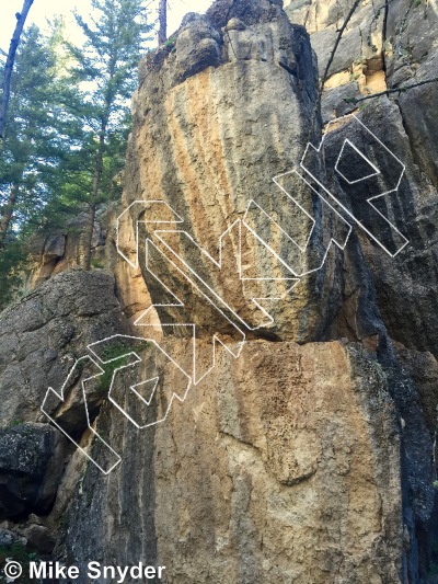 photo of Les Rocks!, 5.12c ★★★★ at Circus Wall from Ten Sleep