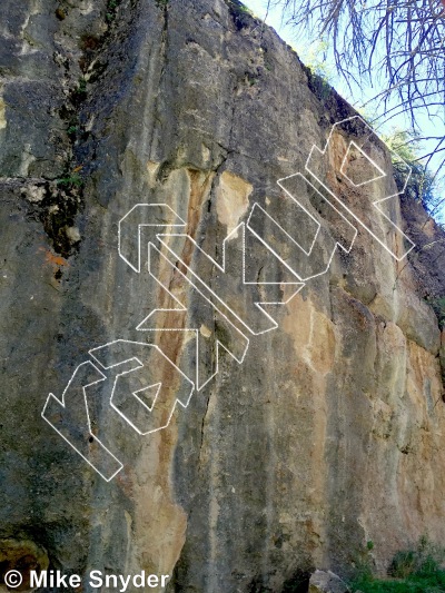 photo of Magrathea, 5.10b ★★★ at Hitchhikers Guide Area from Ten Sleep