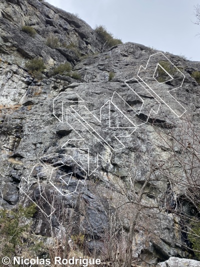 photo of La Grande Face from Québec: Grand Morne