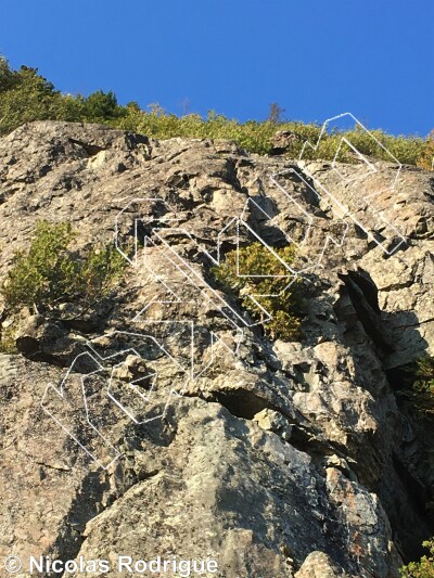 photo of La Grande Face from Québec: Grand Morne