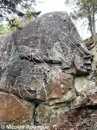 photo of Pontification , V0 ★★★ at La Crèche from Québec: Montmagny-L'Islet 