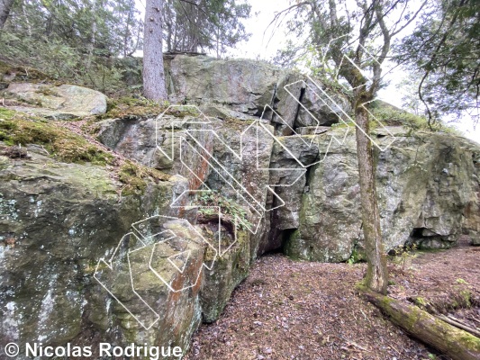 photo of Le Templier, V1/2 ★★ at Saint Graal from Québec: Montmagny-L'Islet 