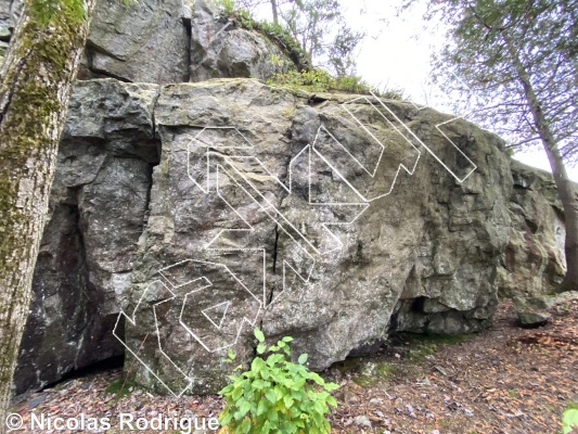 photo of Le Templier, V1/2 ★★ at Saint Graal from Québec: Montmagny-L'Islet 