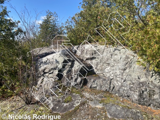 photo of Approche Rocher de la Chapelle,   at Rocher de la Chapelle from Québec: Montmagny-L'Islet 