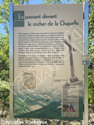 photo of Histoire du rocher de la Chapelle,   at Rocher de la Chapelle from Québec: Montmagny-L'Islet 