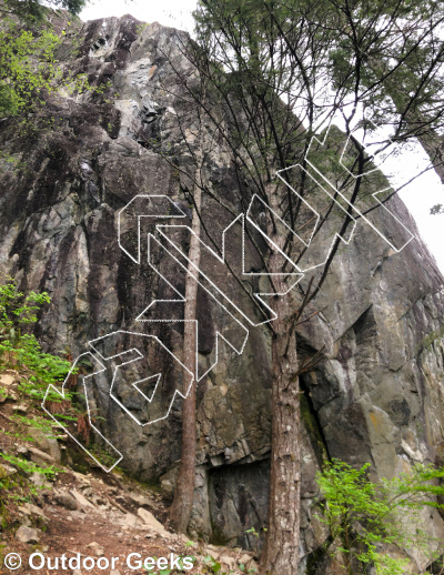photo of A.W.O.L. from Exit 32 (Little Si) Rock Climbs