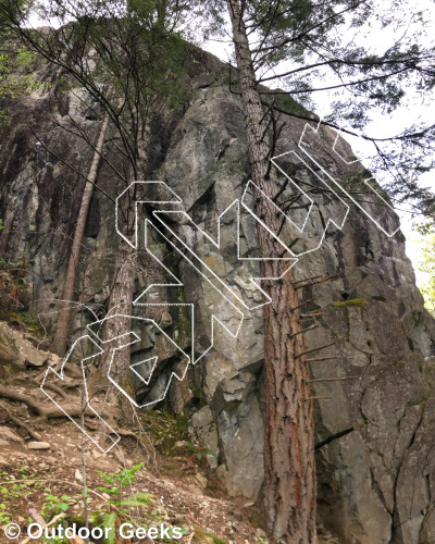 photo of A.W.O.L. from Exit 32 (Little Si) Rock Climbs
